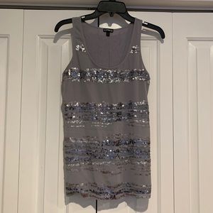 Express sequin top